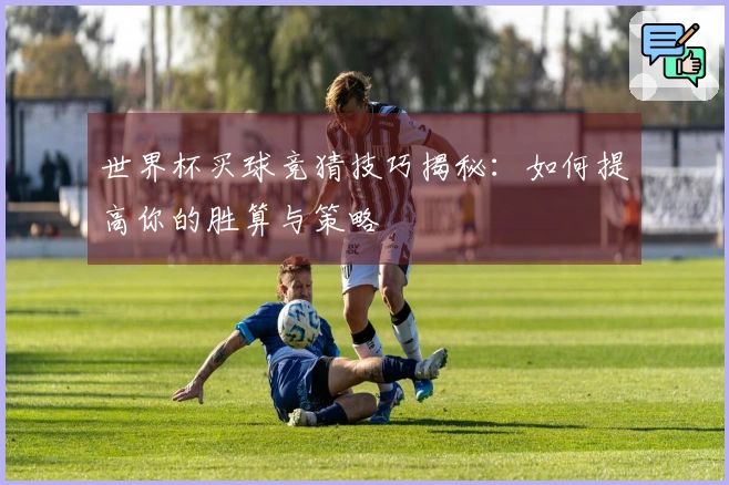 世界杯买球竞猜技巧揭秘：如何提高你的胜算与策略
